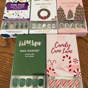 Lot of 5 Holiday Nail Dashes. Unopened in box.